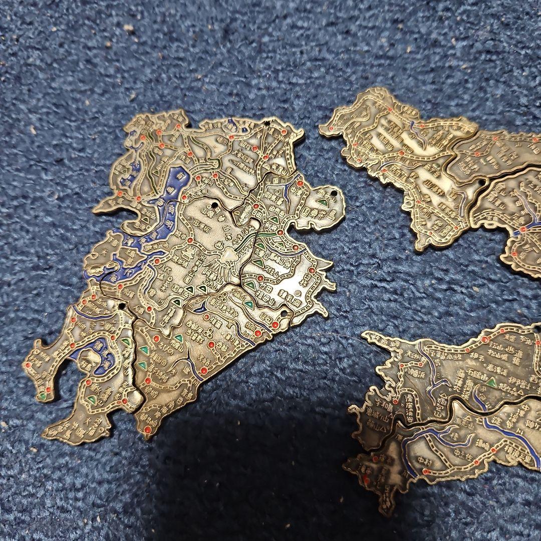 日本全国コンプリート　地図キーホルダー　希少