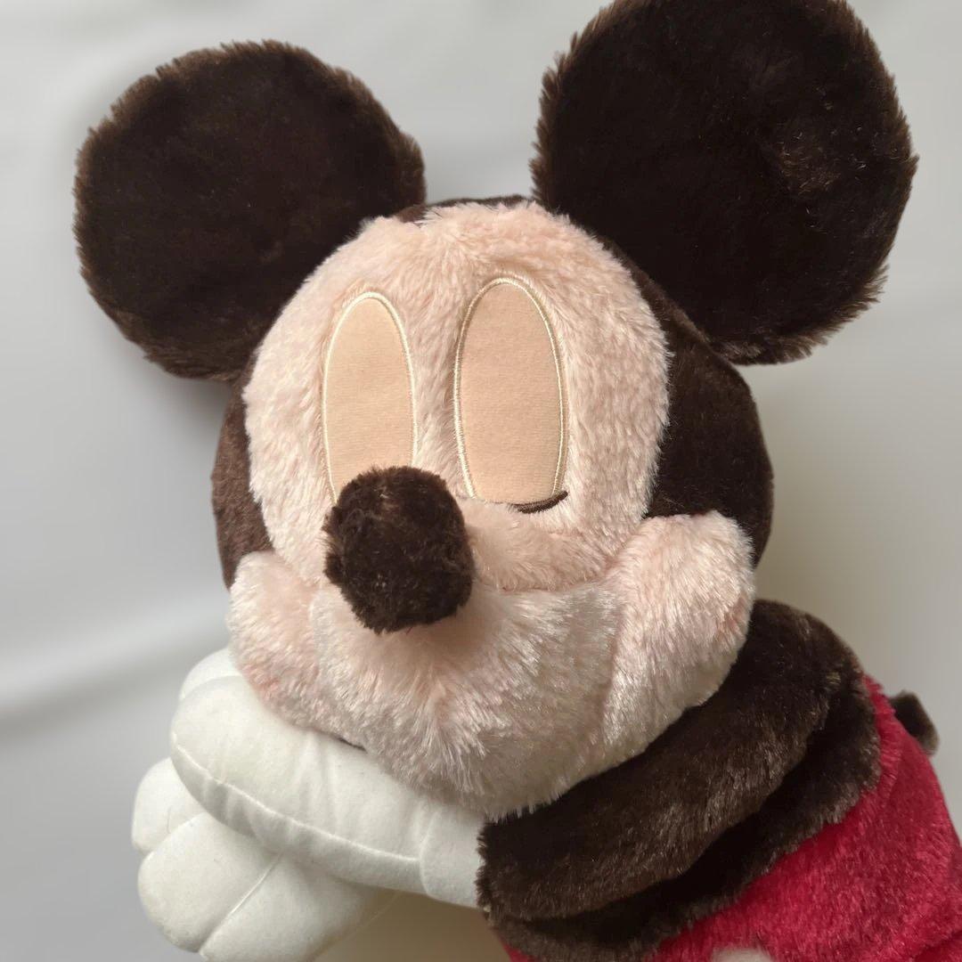 ミッキーマウス　赤いほっぺギガジャンボおやすみぬいぐるみ