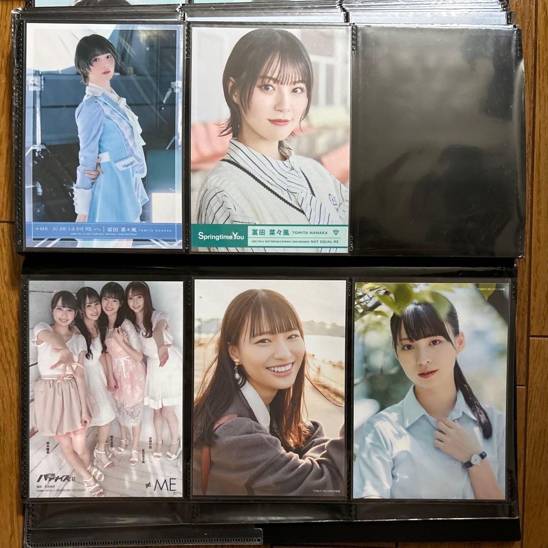 ≠ME 冨田菜々風 生写真 ミニフォト コンプ まとめ売り 初期制服 ノイミー