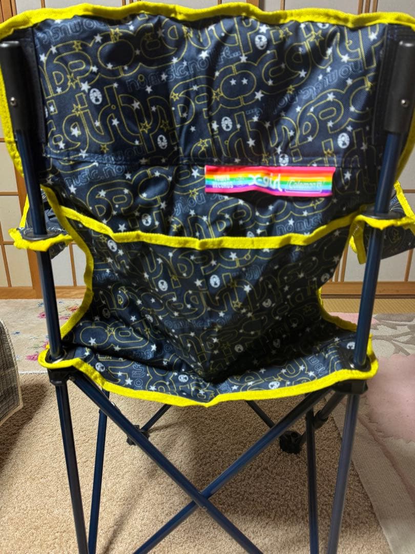 《新品・未使用》タワレコ× X-girl × COLEMAN 折りたたみチェア