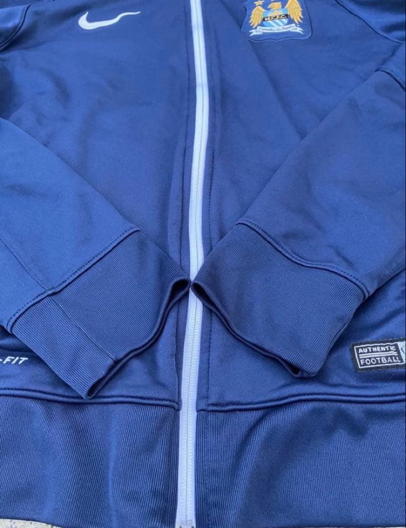 【美品】Nike×マンチェスターシティ　トラックジャケット/ジャージ/ナイキ L