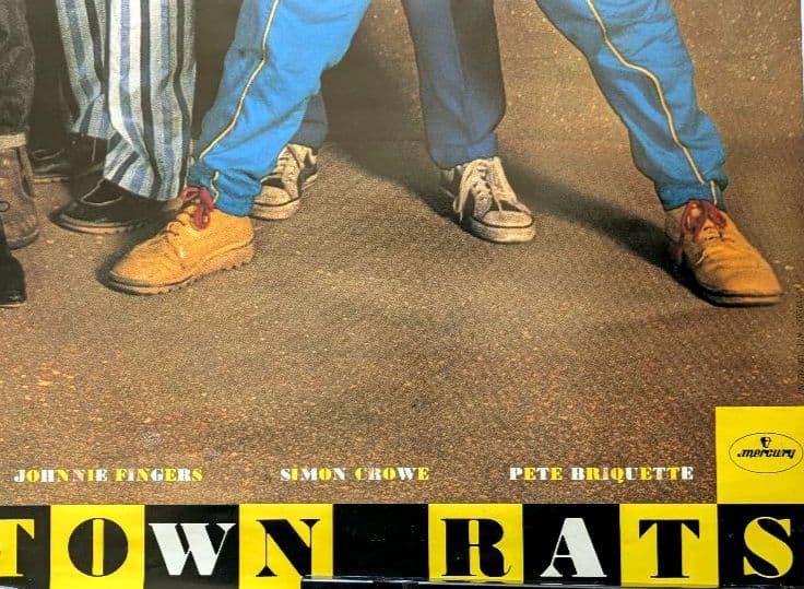 ブームタウン ラッツ 1979年 哀愁のマンデイ 貴重 プロモポスター 中古品