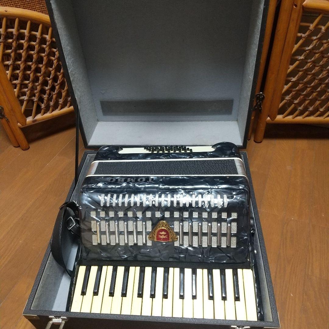 TOMBO アコーディオン T-32 ハードケース付き 動作確認済み