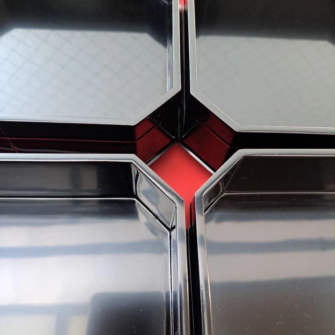 【輪島塗　5段\"縁高重】天然木製　真塗　㈱濱田屋　長期保管品