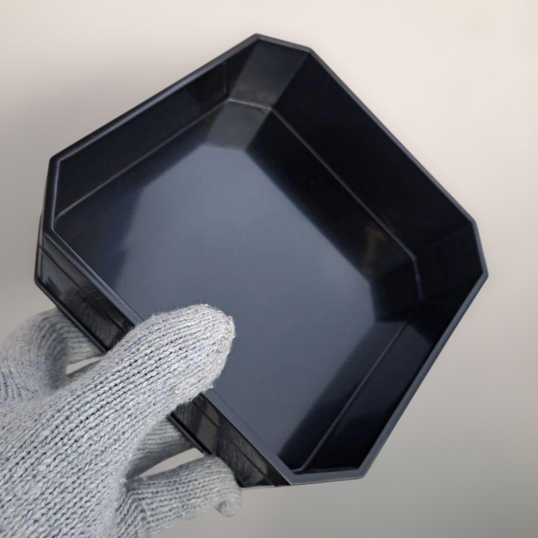 【輪島塗　5段\"縁高重】天然木製　真塗　㈱濱田屋　長期保管品