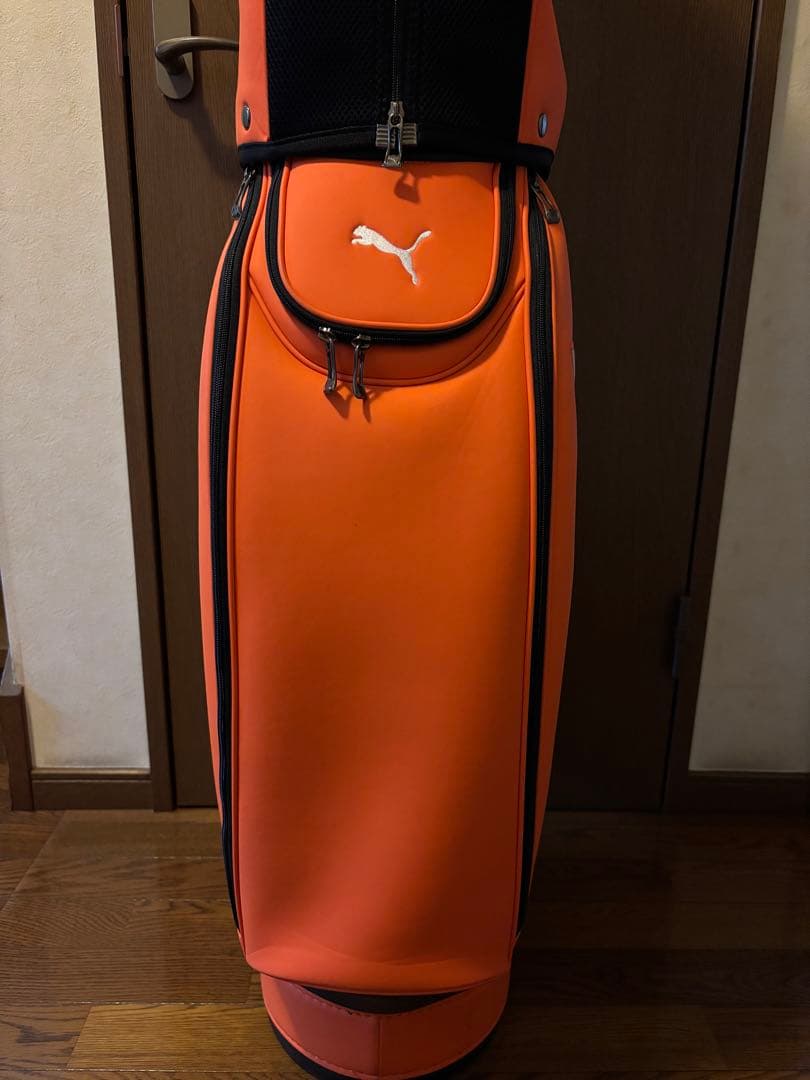 PUMA キャディバッグ　ゴルフバッグ　オレンジ