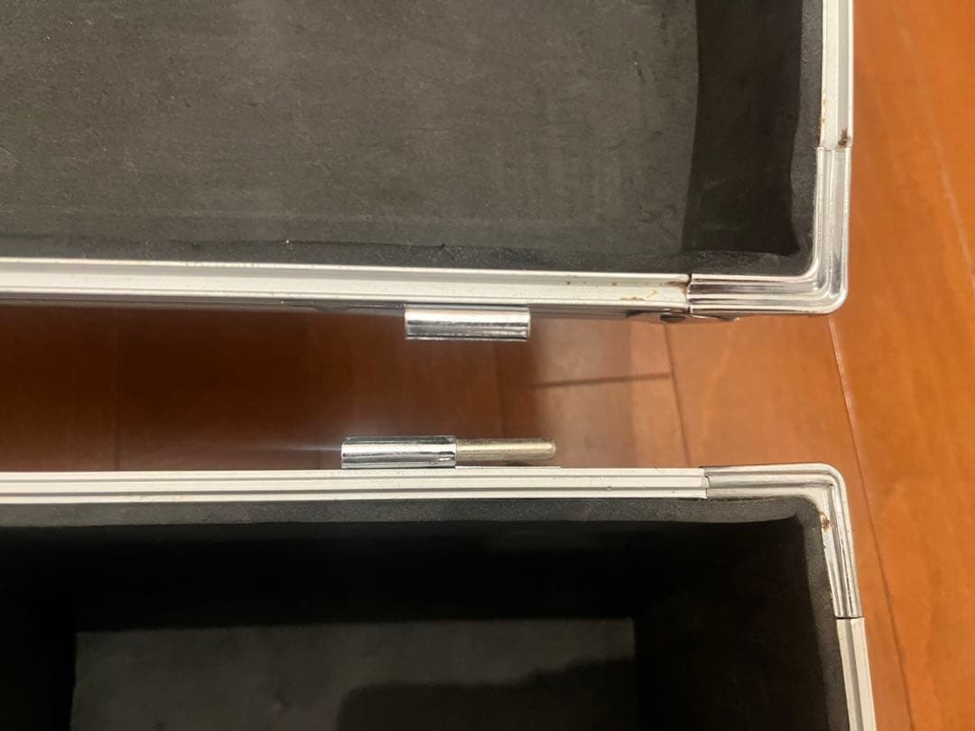 7インチレコード　シルバー　ハードケース