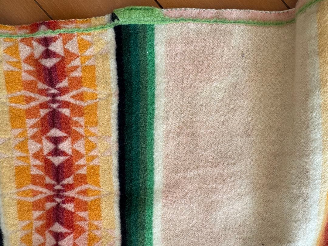 70's PENDLETON BEAVER STATE ネイティブ柄 ウールラグ