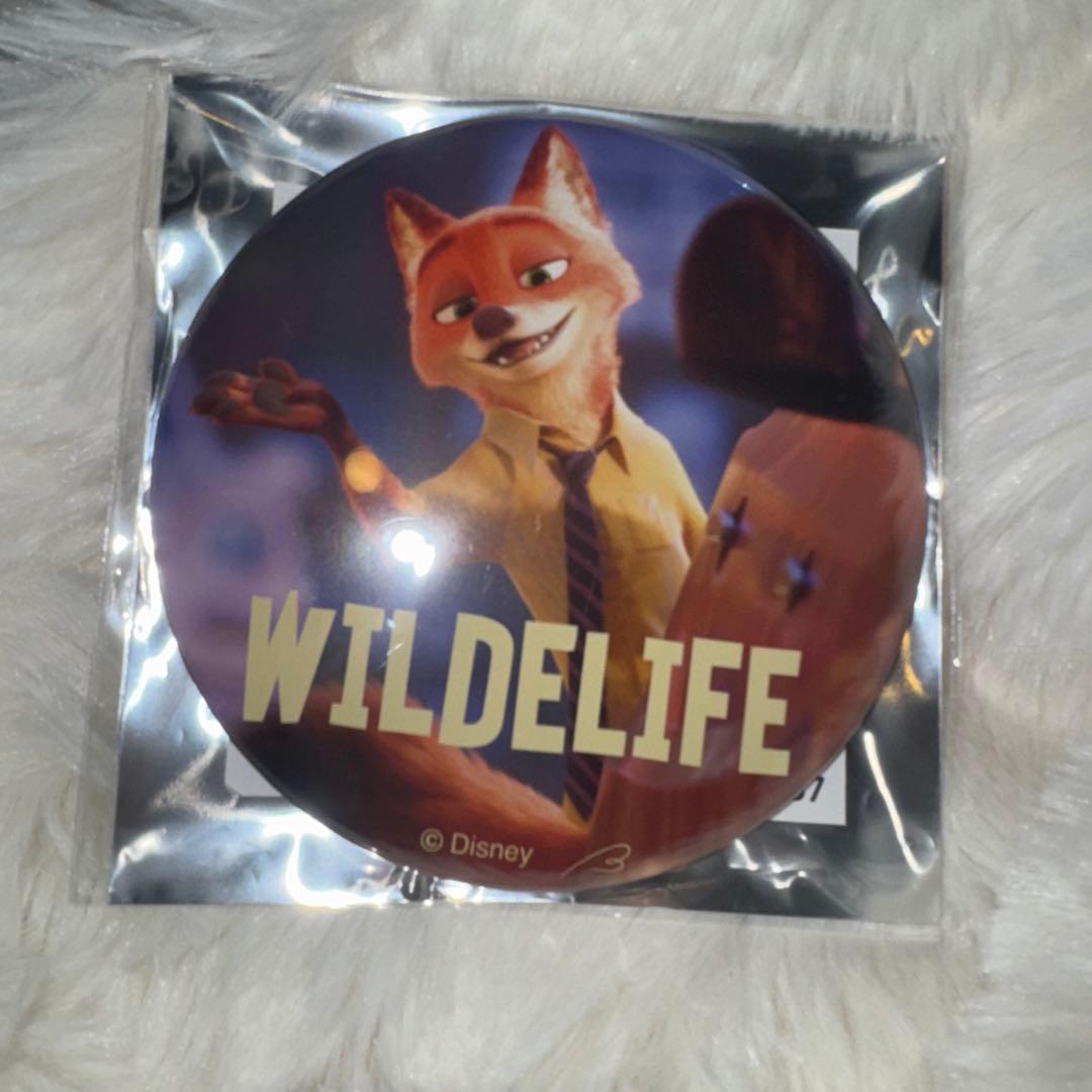 ズートピア ニック 缶バッジ 100mm