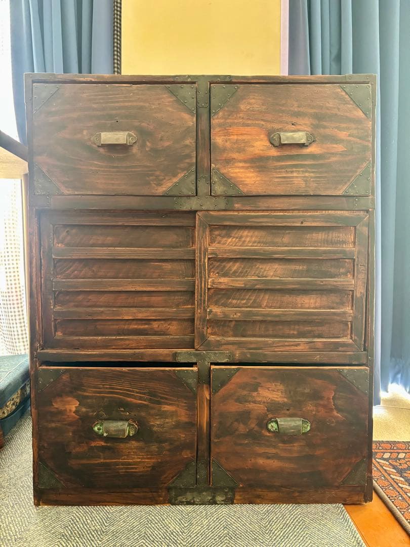 【古家具・古道具】木製 箪笥 タンス 棚 昭和レトロ 収納