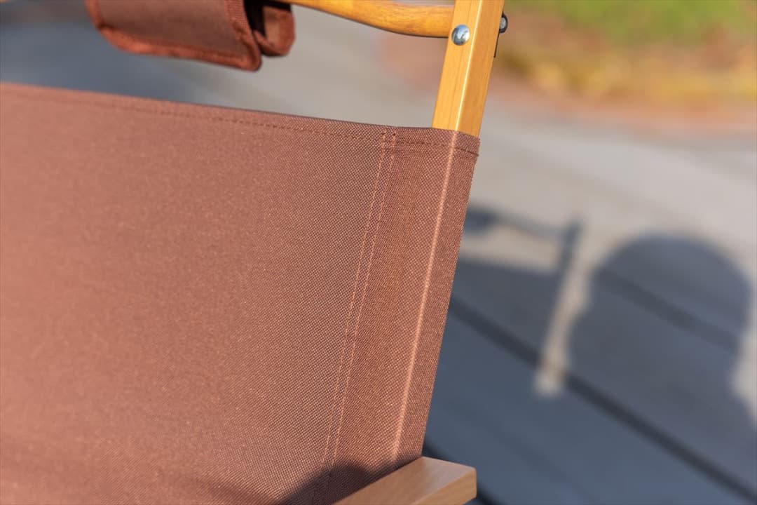 【送料無料】DO・350 1人掛けアウトドア折りたたみチェア 天然木 木目調