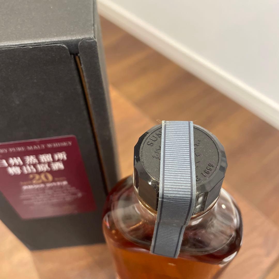 サントリー ピュアモルトウイスキー　白州蒸溜所 樽出原酒20年貯蔵 箱付 未開封