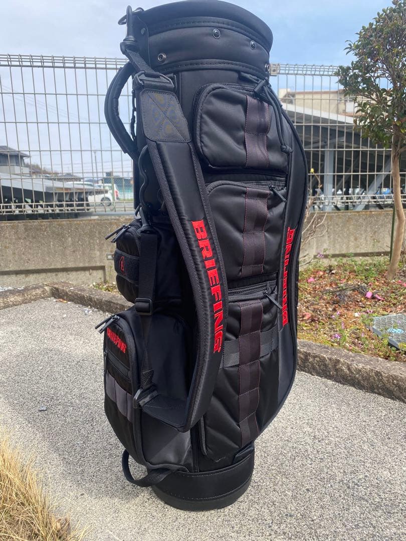 【美品】BRIEFING キャディバッグ CR-6 ♯2 ブラック