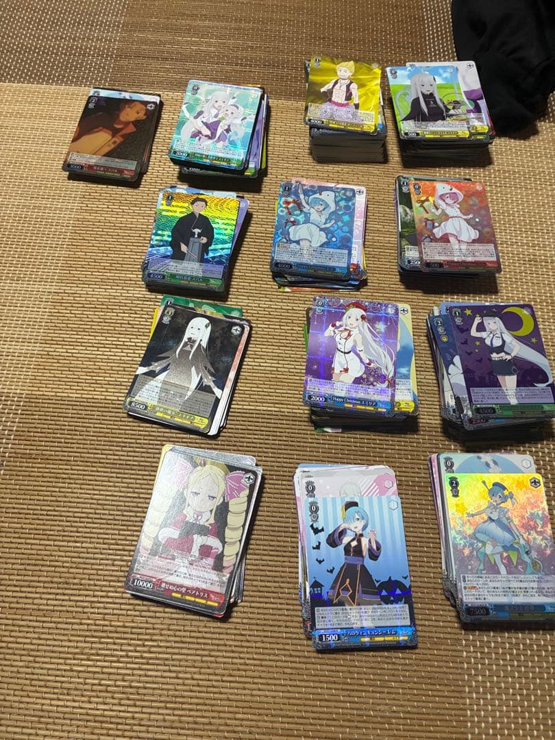 Re:ゼロ　ヴァイスシュバルツ　デッキスリーブ付き&デッキパーツ