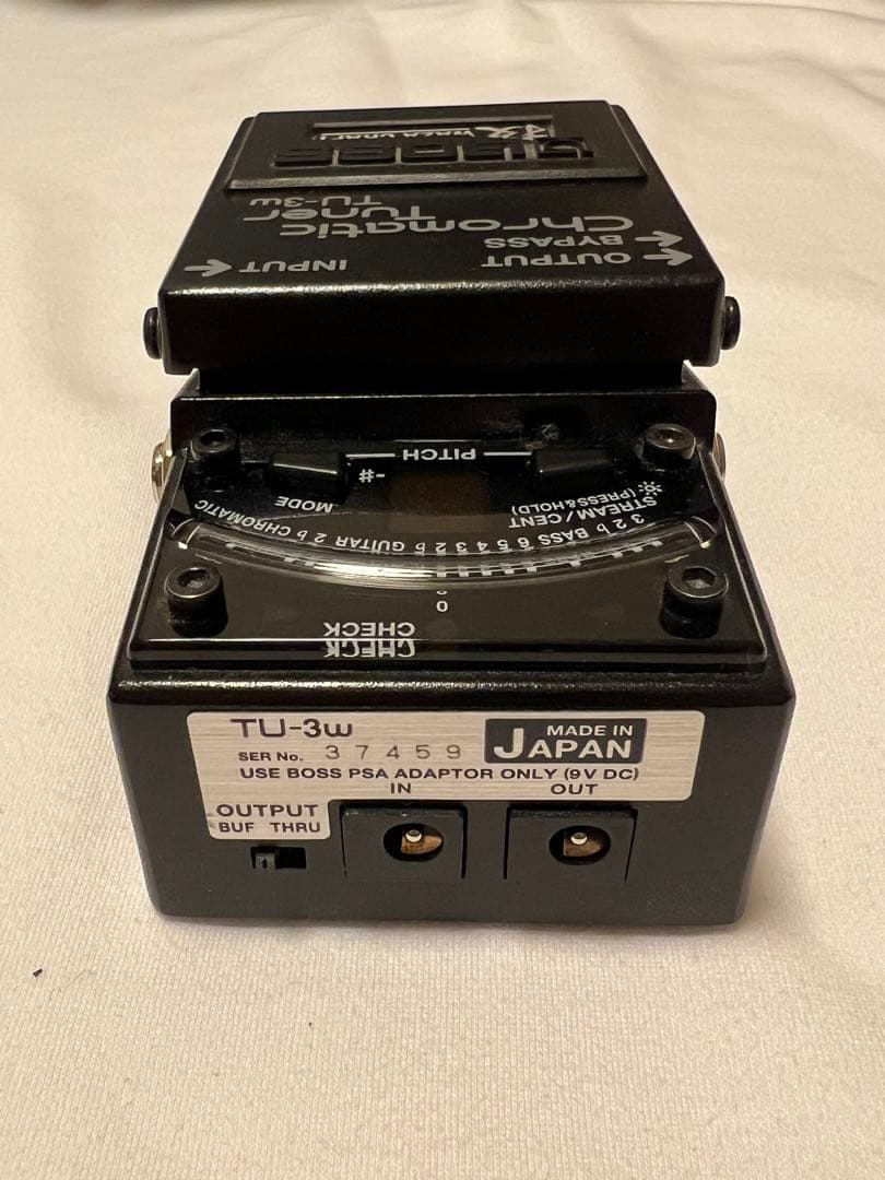ギター BOSS TU-3w chromatic tuner