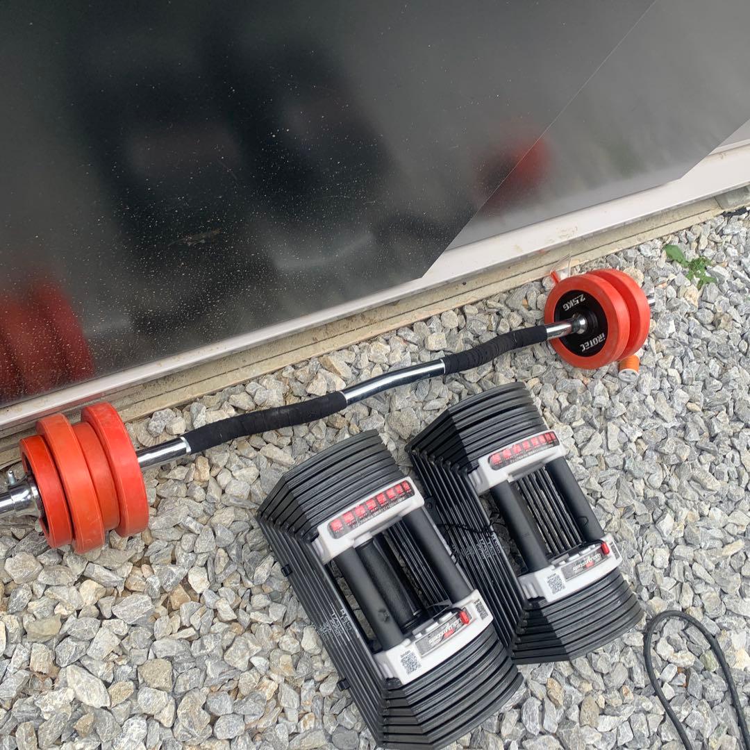 調整可能ダンベルセット 41.5kgx2