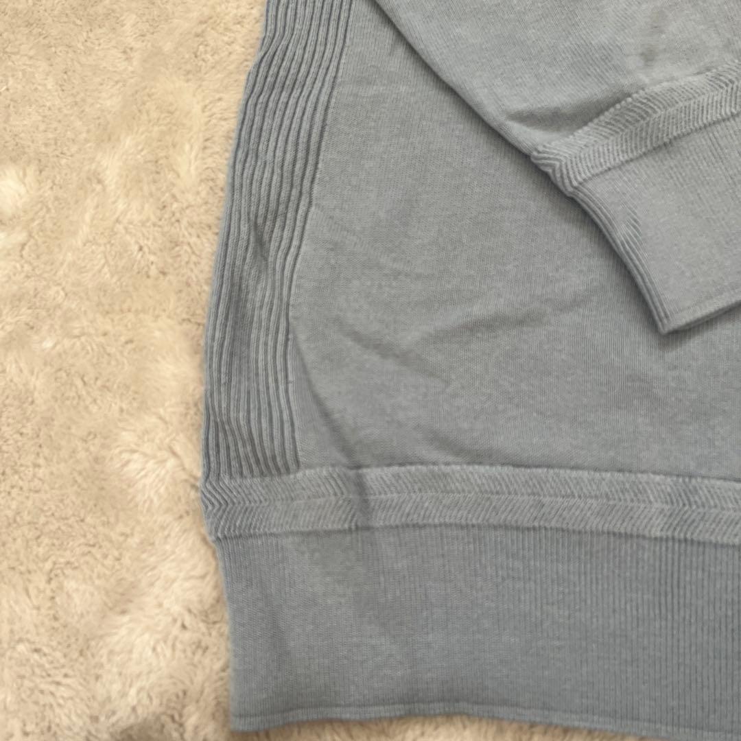 BRIEFING ニットセーター　ライトグレー　L　メンズ