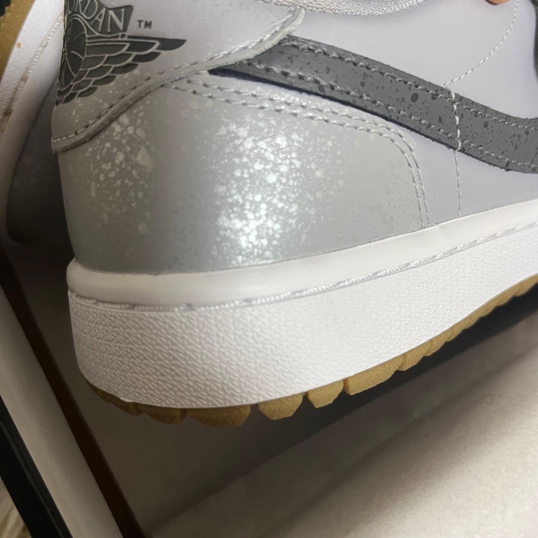 新品未使用 ナイキ エアジョーダン1 ロー G ウルフグレーガム　26.5
