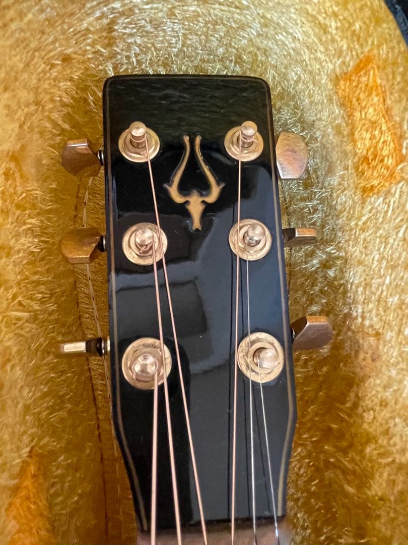 アコースティックギター YAMAKI 黒 ハードケース付き