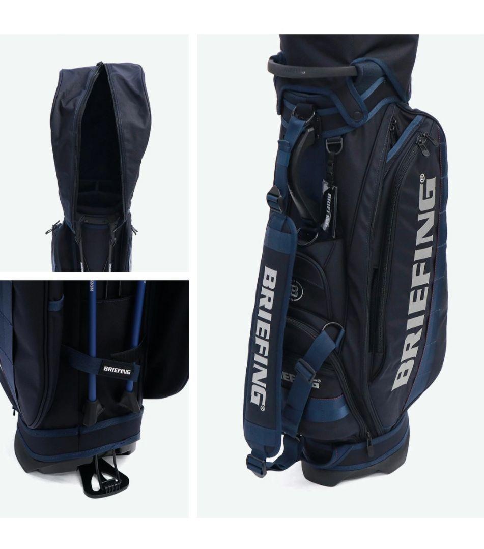 BRIEFING ネイビー キャディバッグ スタンド式
