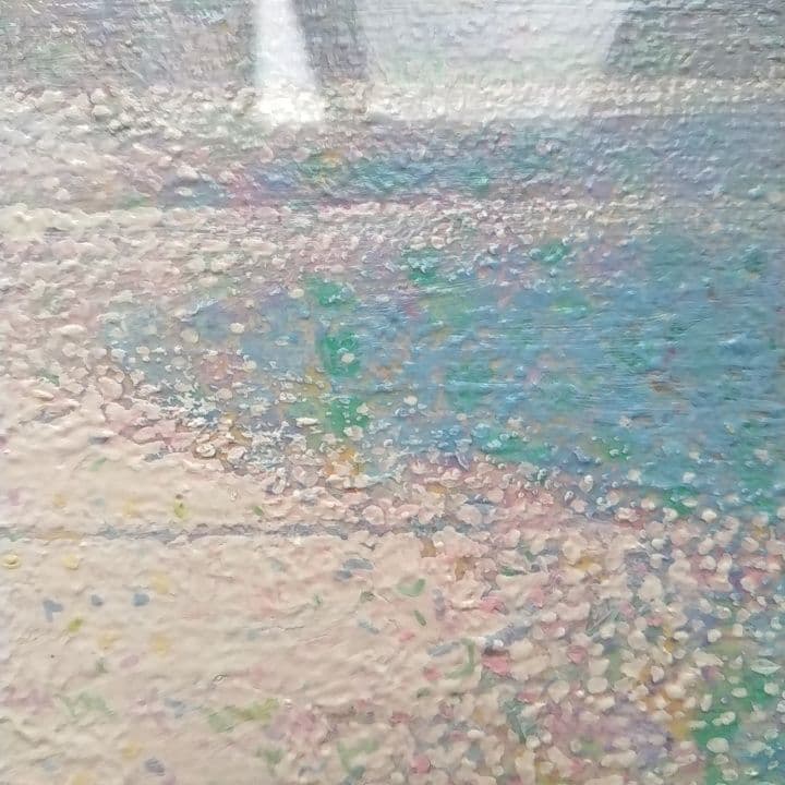 原　秀樹　点描画 海の風景