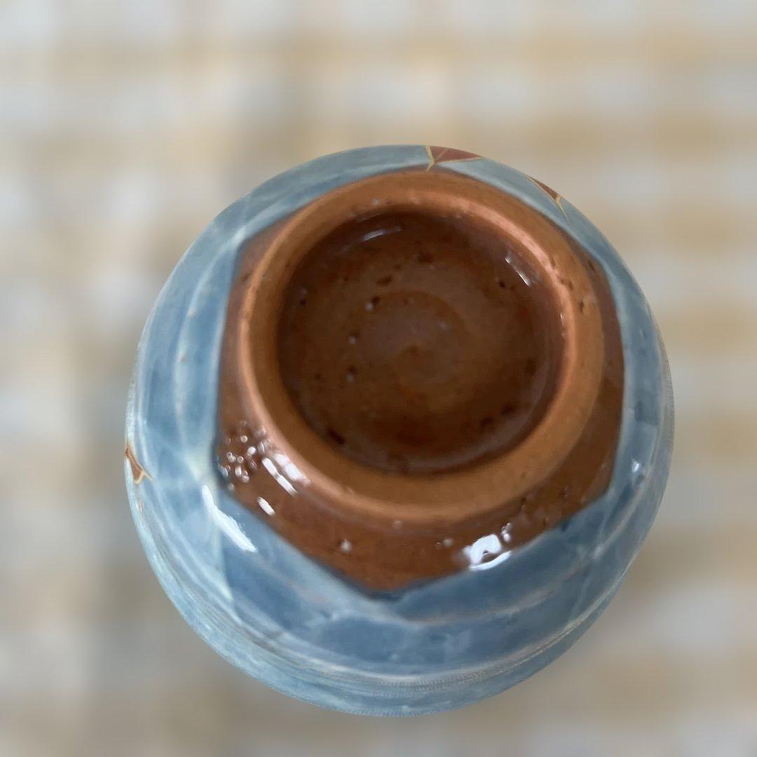 京焼 陶葊 陶あん 色絵付け 湯呑み 4客セット