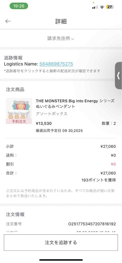 ポップマート MONSTERS (ラブブ) ビッグイントゥエナジー シリーズ