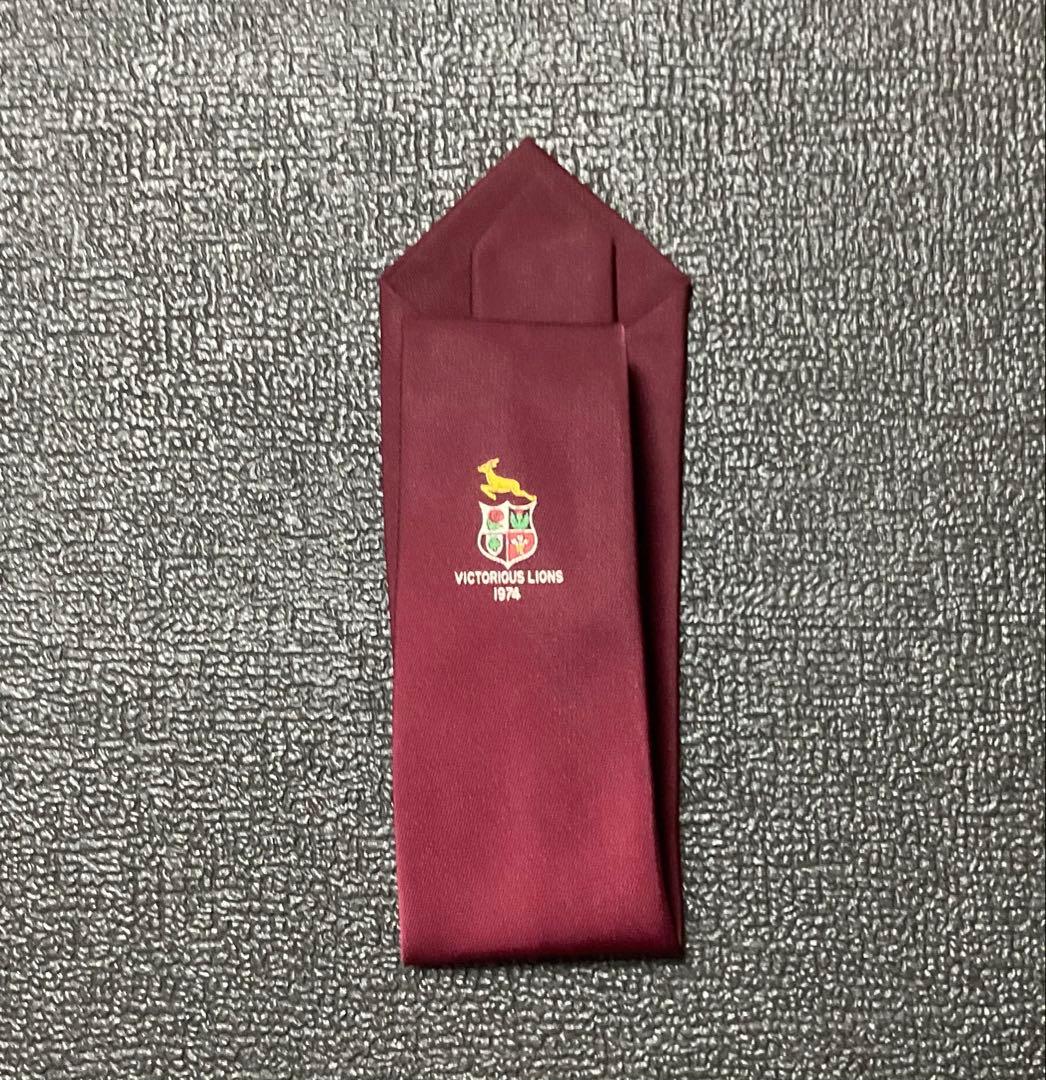 超お宝1974年ブリティッシュライオンズ南アフリカ遠征、史上最大の快挙！記念タイ