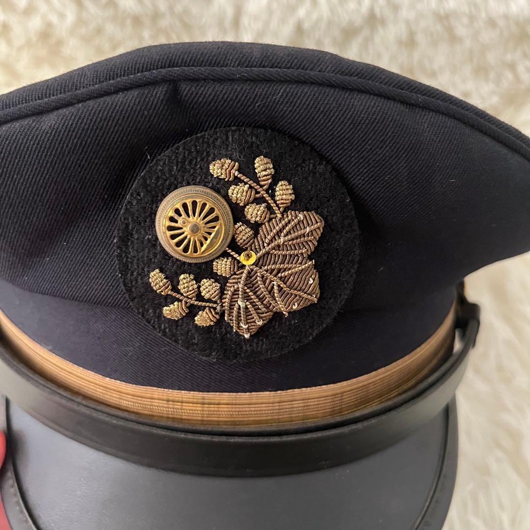 【非売品】昭和レトロ 当時物 国鉄 鉄道 日本国有鉄道 制帽 車掌