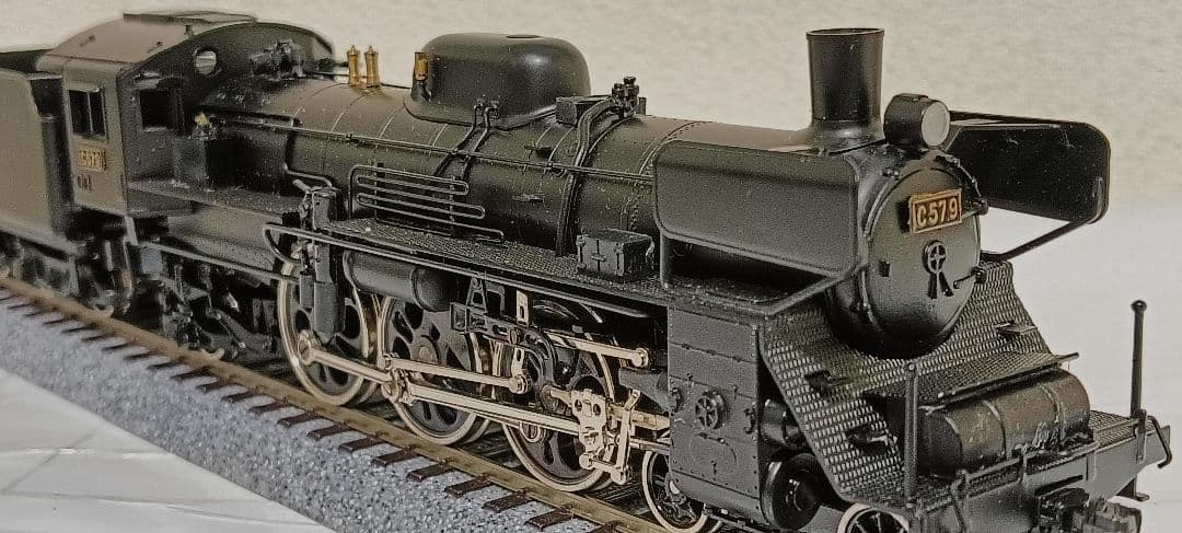 HOゲージ 天賞堂アダチ Ｃ57門デフ蒸気機関車、メンテナンス済