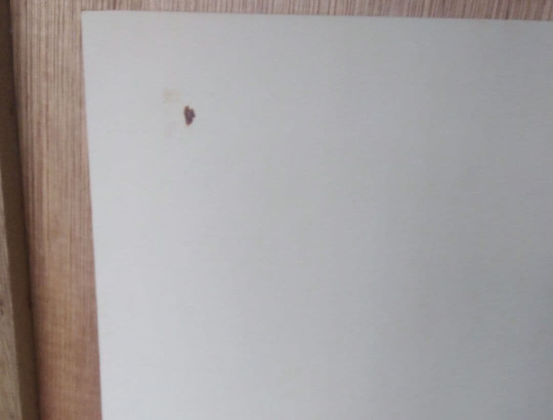 日本画　スズラン　花の絵