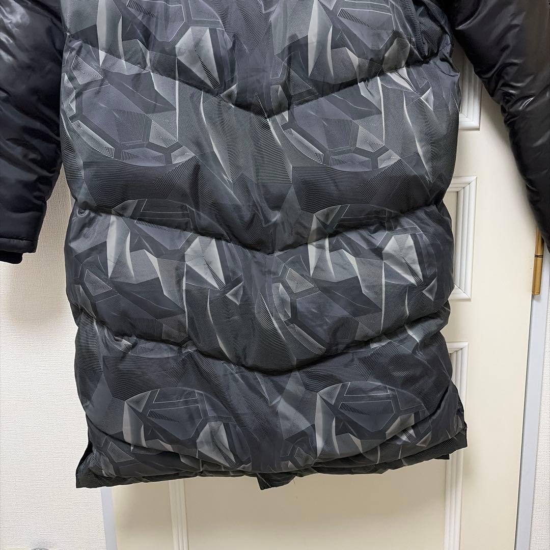 大人気Oサイズ　アスレタ　極暖　ベンチコート　幾何学模様