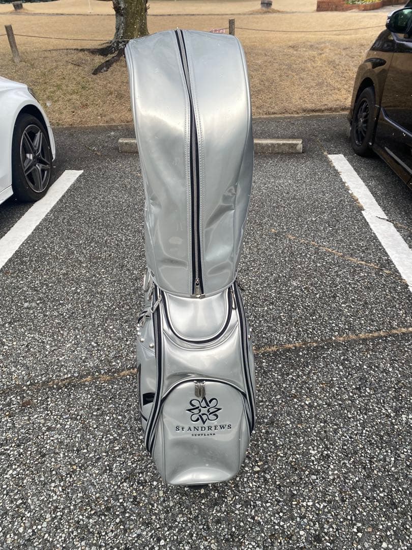 セントアンドリュース　St.ANDREWS エナメル キャディバッグ　8.5型