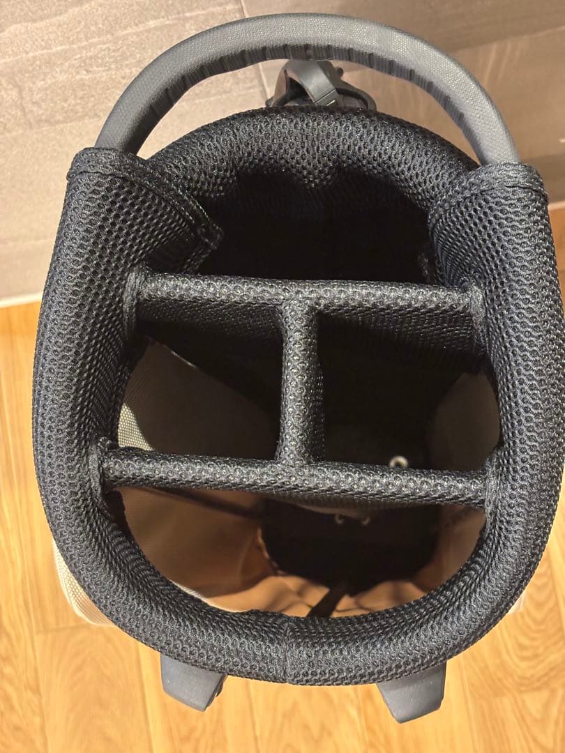 サイコバニー スタンドキャディバッグ BLOCK PB アイボリー　2024秋冬