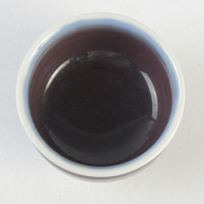 九谷焼　人間国宝　徳田正彦（三代徳田八十吉）　ぐい呑　盃　共布共箱　V　9709