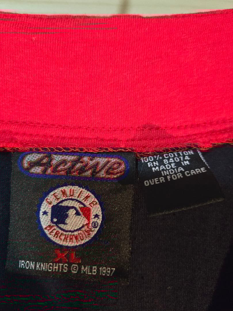 【MLB公式 1997年製】BRAVES ベースボールシャツ XL 希少古着