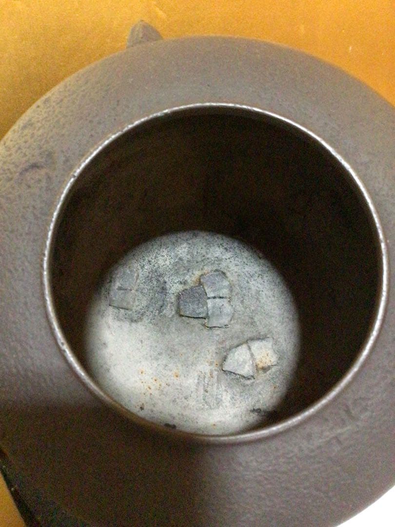 唐銅　風炉釜 畠春斎 一ノ瀬宗辰 共箱付き