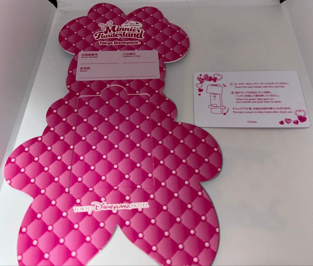 (未使用)ミニー パルパルーザ ランドホテル ルームキー キーケース 全身
