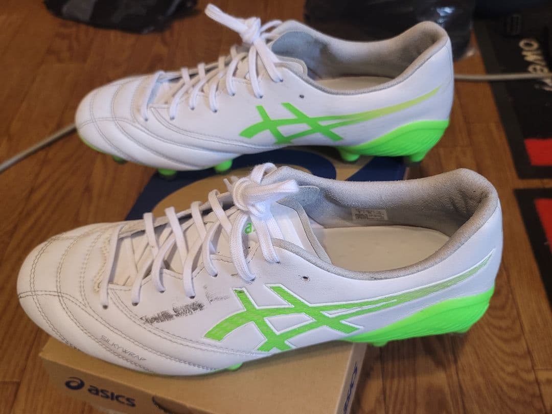 シューズ asics DS LIGHT X-FLY 6 27cm WHITE/GREEN