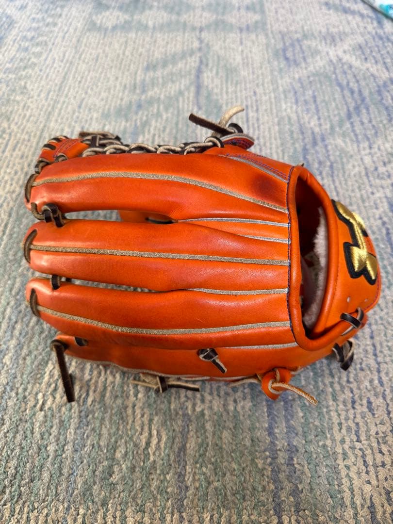 アンダーアーマー 硬式グローブ オレンジ　松田モデル
