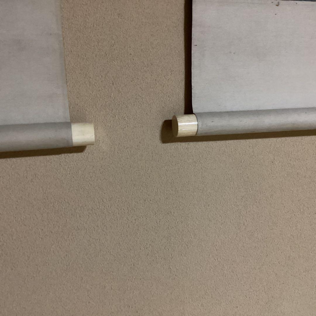 O-24 双鶴春景　掛軸 2本セット