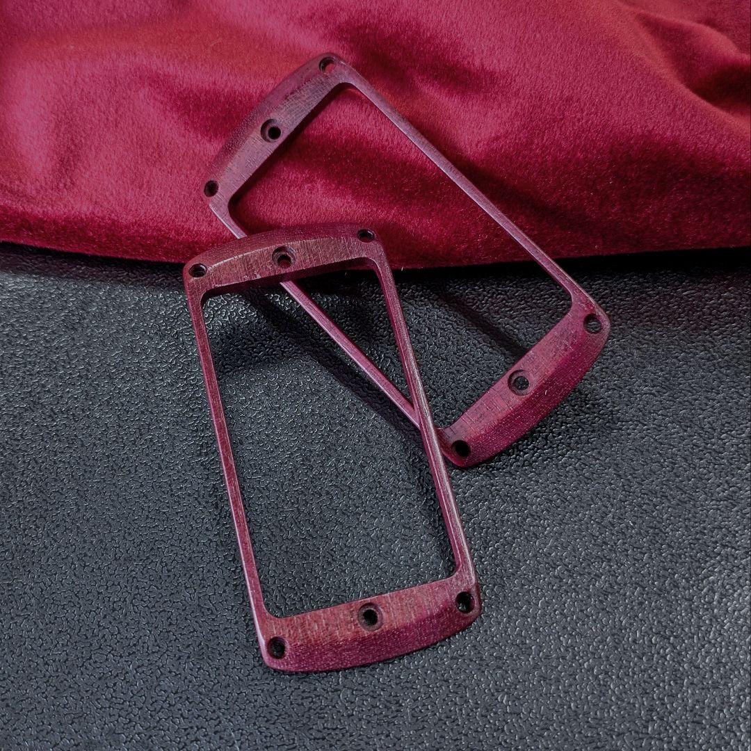 エレキギター　パープルハート製 エスカッションリング PRS Paul’sタイプ