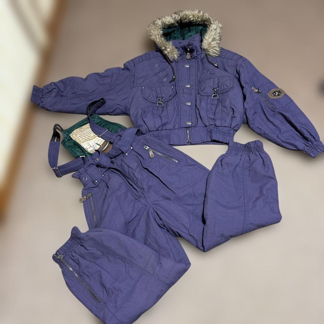courmayeur スキーウェア Mサイズ 紫