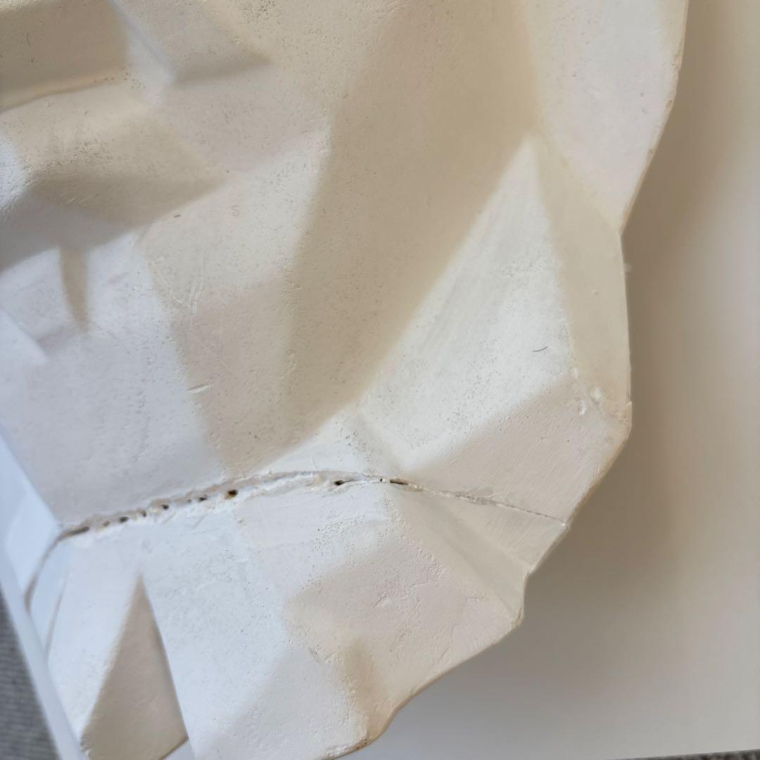 石膏像 ルキウス 男子大顔面 半面 面取り