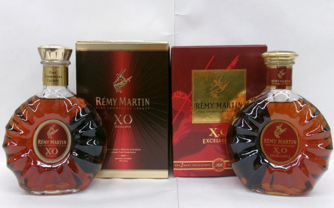 35ｃLの2本セット・レミーマルタンXOエクセレンス（REH28・29）