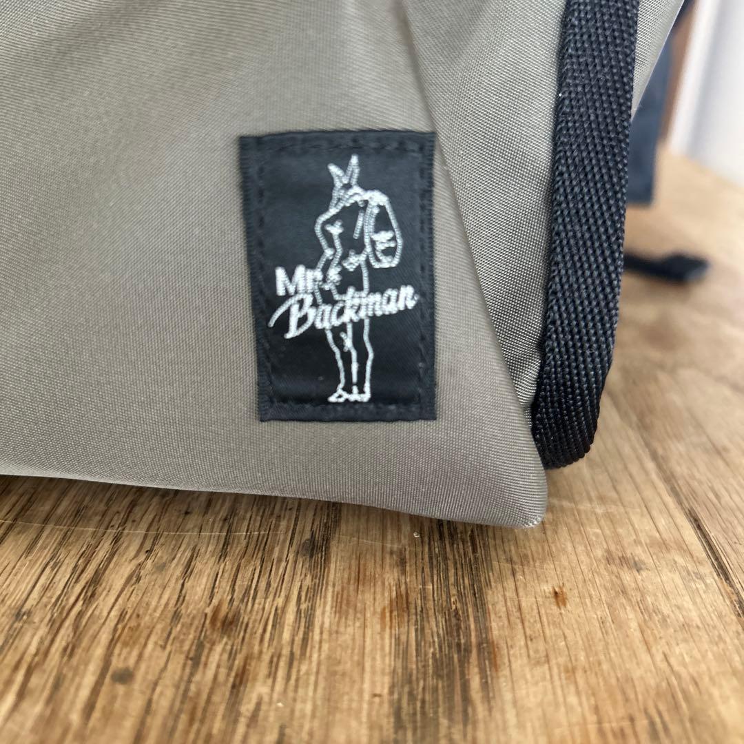 【ほぼ未使用】Mr. Backman グレー キャリーバッグ　小