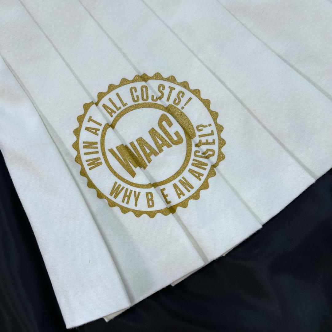 WAAC ワック ゴールドポイント プリーツキュロットスカート ポーチ付き