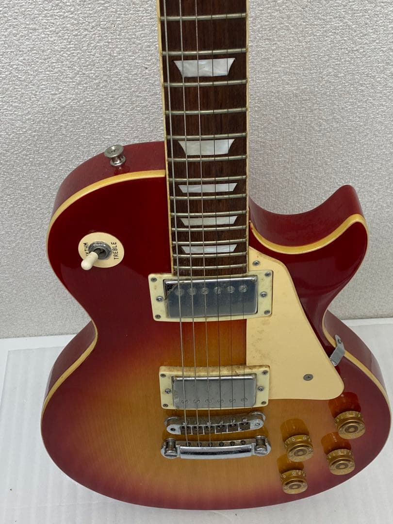 3-1759 Tomson/エレキギター/レスポールタイプ/赤茶色系