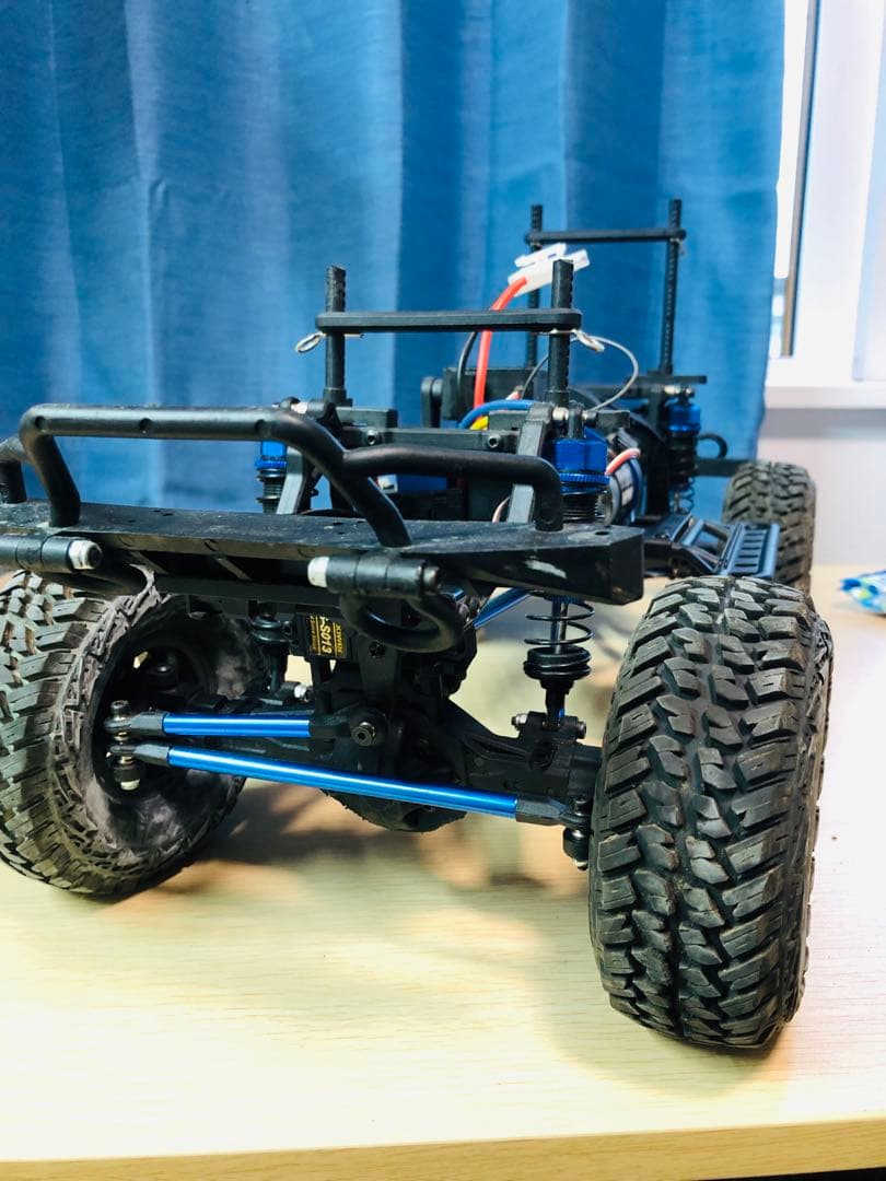 ラジコン　クローラー　　オフロードRCカー 青 17番 DUMBO RCリモコン