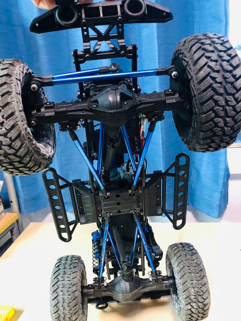 ラジコン　クローラー　　オフロードRCカー 青 17番 DUMBO RCリモコン